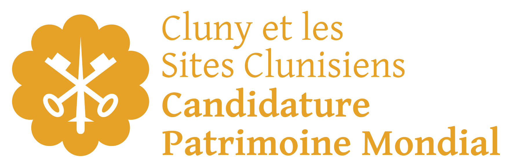 Logo Cluny et les sites Clunisiens, Candidature Patrimoine Mondial